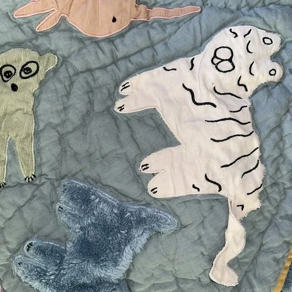 HTF Surprise Friends Baby Activity‎ Play Mat Crate & Barrel Kids